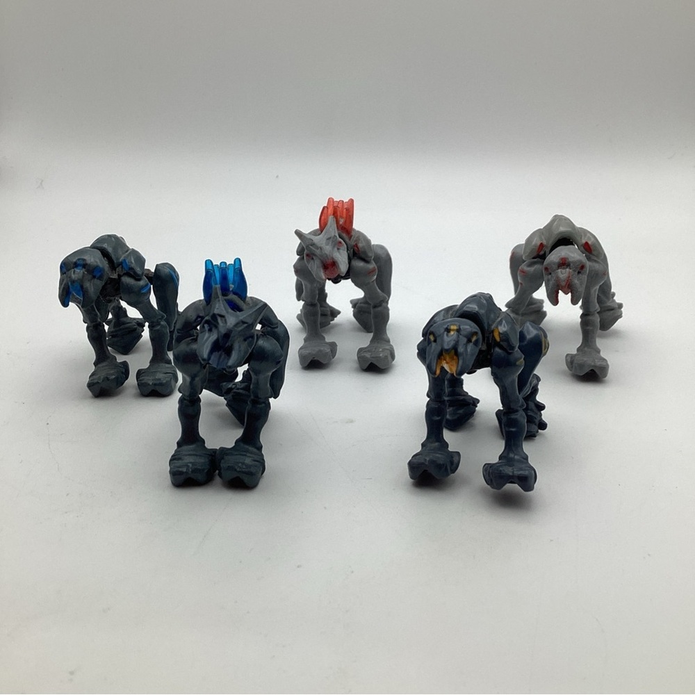 5 X Promethean Crawler Forerunner Halo Mega Bloks Action Figure Minifigure Lot